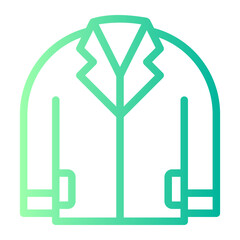 lab coat gradient icon