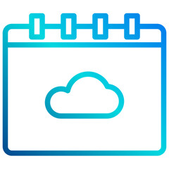 Calendar line icon