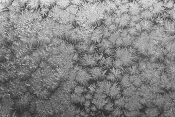 Frosty patterned glass with an abstract ice structure allows you to apply or add a frost effect