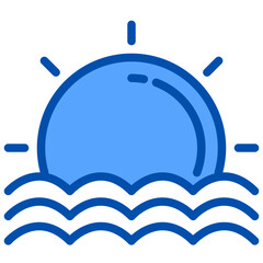 Sunset_1 line icon