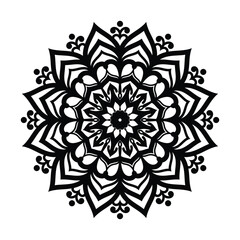 Simple Mandala Vector Illustration Design