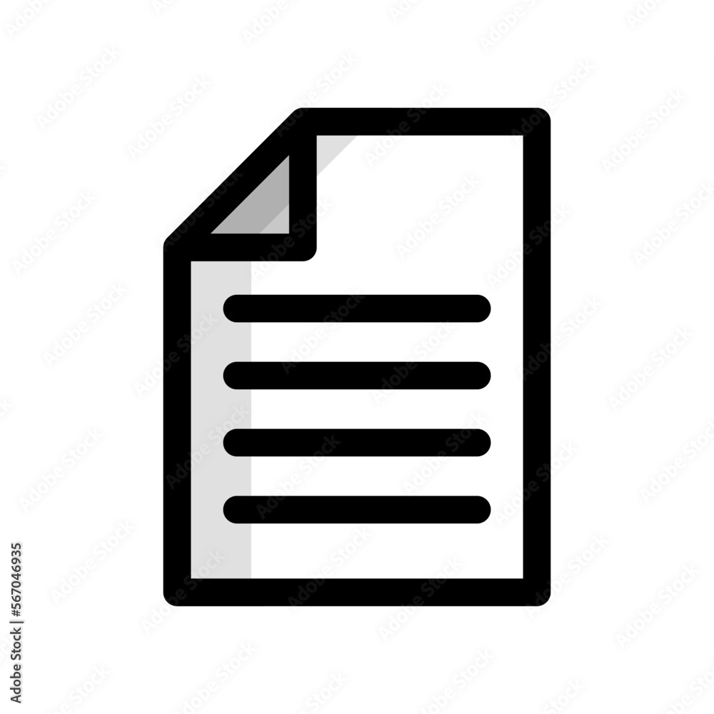 Poster modern file icon with flat design. data icon. document. vector.