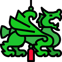 PiXiu filled outline icon