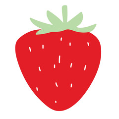 Fresh strawberry fruit element  © NIN-ideate