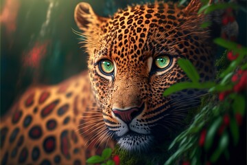 Fototapeta na wymiar Generative AI Animal jaguar
