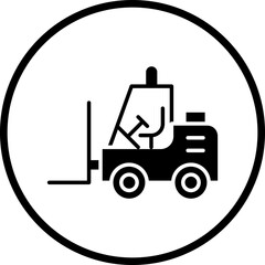 Forklift Icon Style
