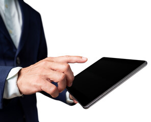 Businessman in action