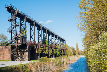 Industrial park in Duisburg, Germany