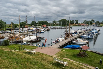 Fototapeten Hafen Kirchdorf auf der Insel Poel © JEFs-FotoGalerie