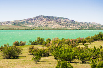 Dali mount reservoir in Chachuna managed reserve, Georgia
