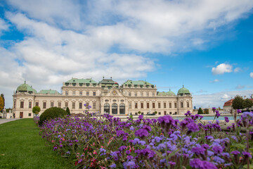 Obraz premium The Belvedere is a historic building complex in Vienna, Austria