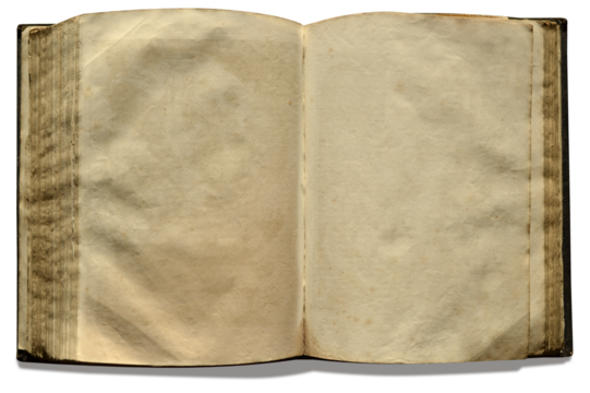 old book isolated