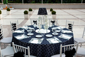 wedding table set