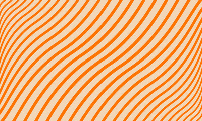 Retro Color Diagonal Inflated Stripes Pattern Wallpaper Vector Vintage Background Banner