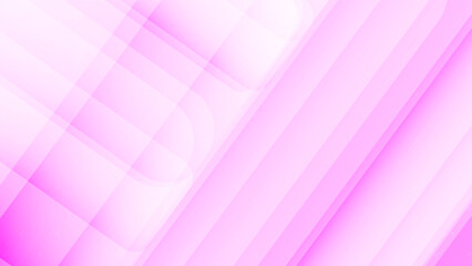 Pink colored premium fashionable abstract background with transparent lines, stripes, random geometric shapes.