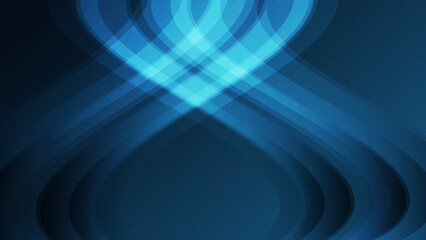 Modern abstract blue transparent geometry pattern background template. Digital network background, vector communication concept, overlapping object, blank space.