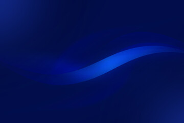 Minimal dark blue abstract curve shape background