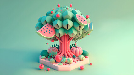 Watermelon Tree 