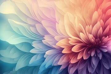 Fototapeta premium Flowers background wallpaper in pastel colors