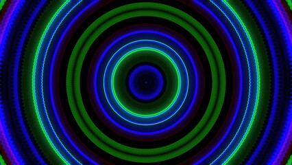 Circular radio wave pattern background