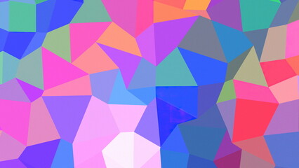 Colorful soft low poly background