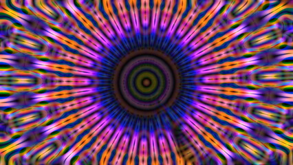 Colorful dark mandala abstract background