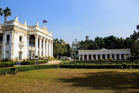 Mohera Zamindar Bari. It is a 19th-century Zamidari residence in Mirzapur,Tangail District, Bangladesh. It is used as a police training school.