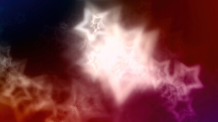 Star shape in gradient background