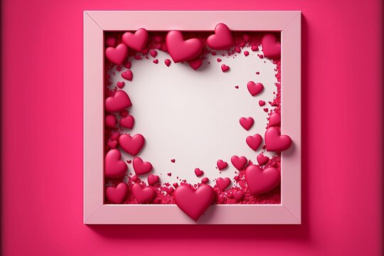 Valentine Heart Love Picture Frame