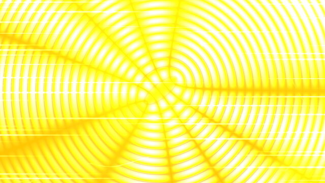 Yellow moire effect abstract background