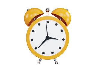 3d rendering Alarming table watch 3d vector icon illustration