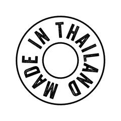 Made in Thailand text emblem stamp, concept background