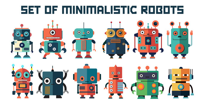 set of minimalistic robots