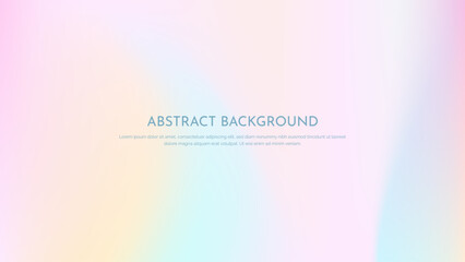 Gradient holographic background. Blurred texture effect. bright colored modern abstract graphic illustration