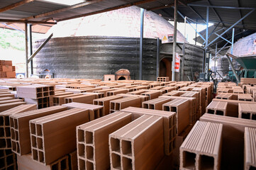 Brick production plant