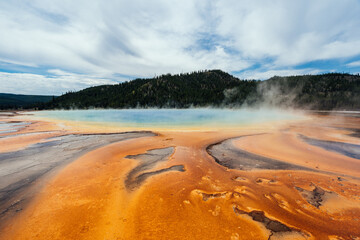 Geysers and thermal lakes