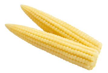 Delicious baby corn cut out