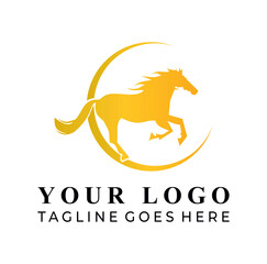gold horse logo