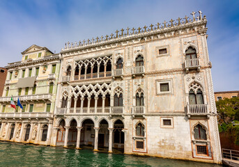 Obraz na płótnie Canvas Ca d'Oro palace on Grand Canal, Venice, Italy