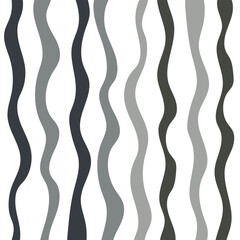 Vector fabric pattern illustration white background abstract unbalance line patterns cute vertical black gray pastel color different size layout wallpaper.