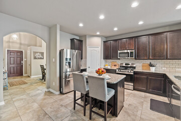 modern kitchen interior