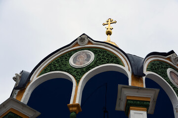 Obraz premium Architecture of Trinity Sergius Lavra, Sergiev Posad, Moscow region, Russia. Popular landmark.