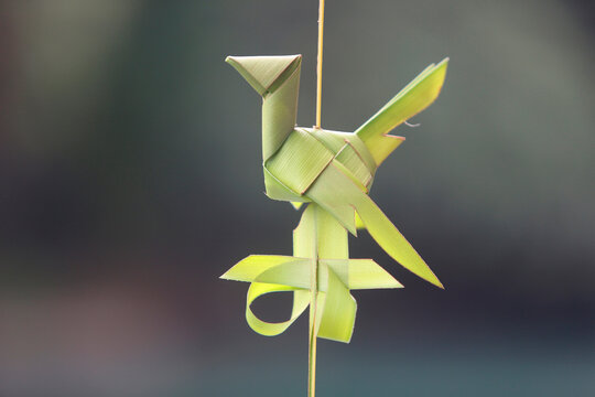 Bird made out of palm leaf, Manila, Luzon Island, Philippines