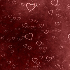 Grunge valentine background