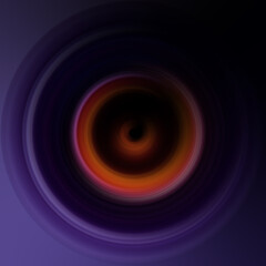 abstract colored circle lines motion blurred