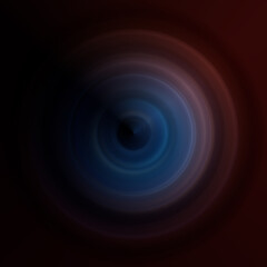 abstract colored circle lines motion blurred