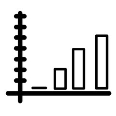 Business graphs and charts icons vector