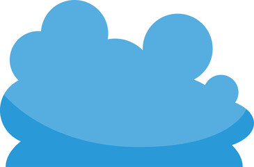 blue cloudscape illustration