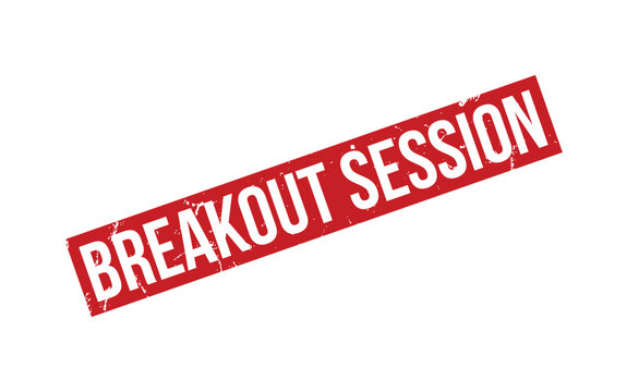 Breakout session Rubber Stamp Seal Vector