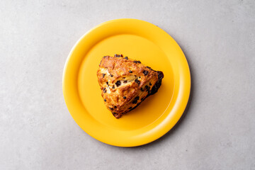 Korean food dishes 초코 스콘 chocolate scones